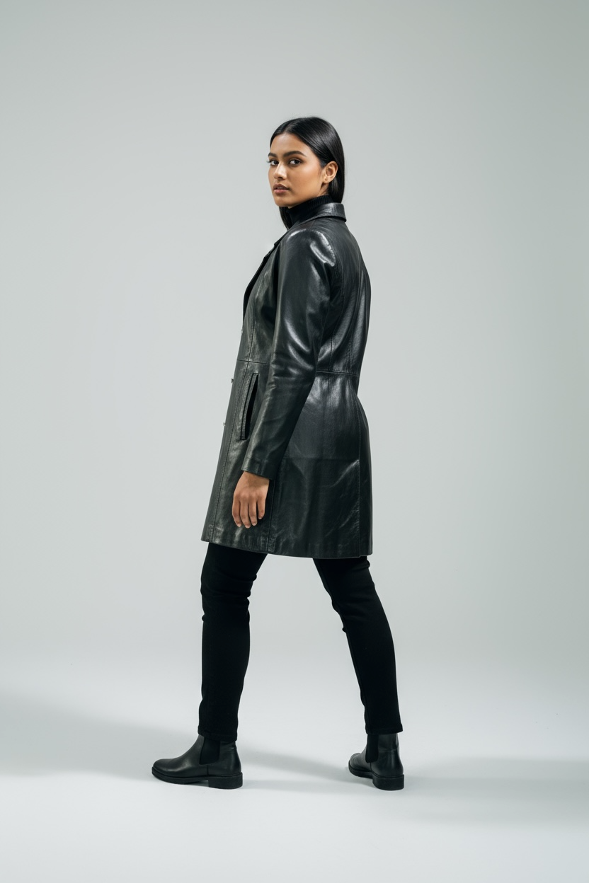 Leather Coat