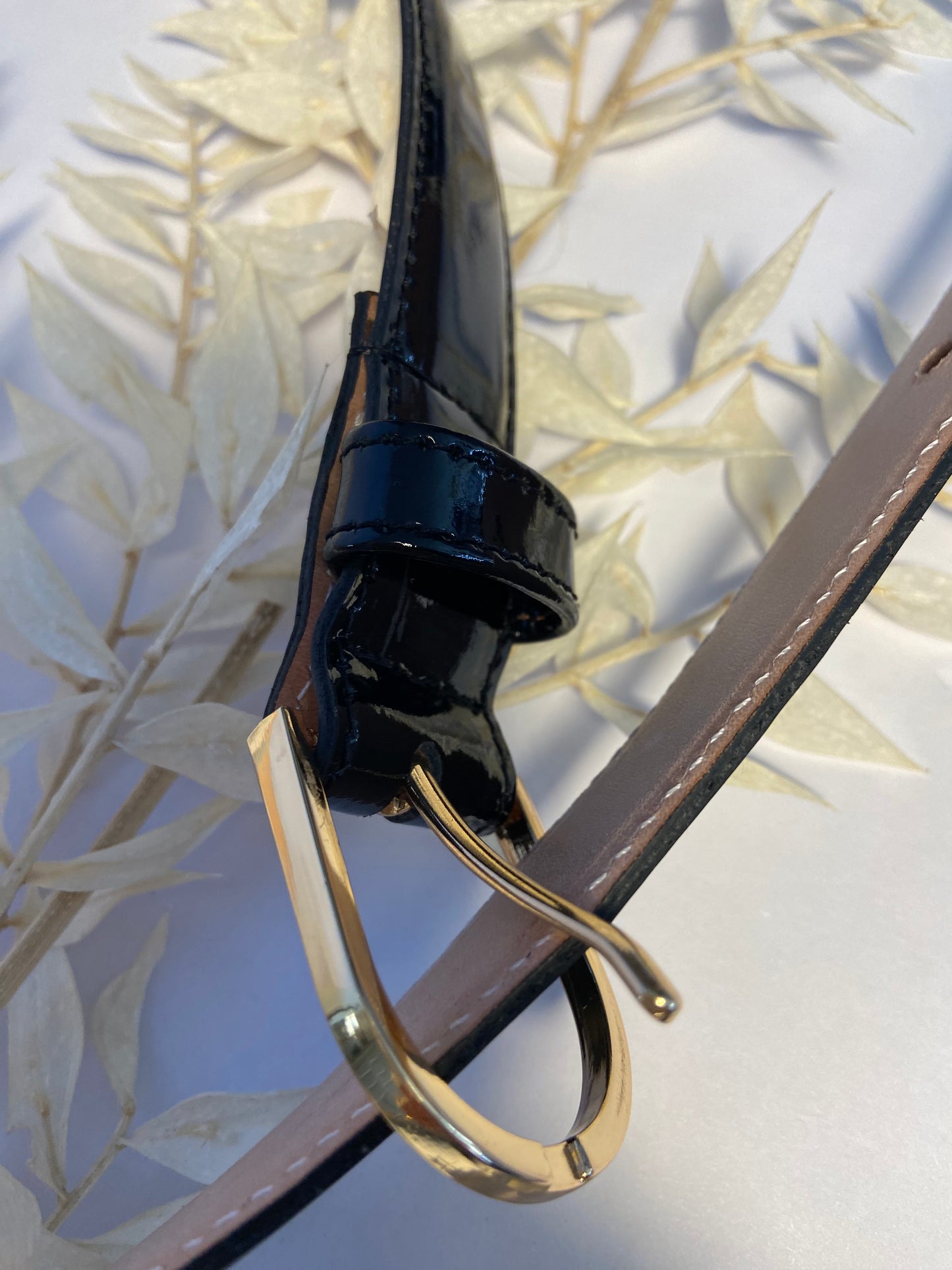 Patent Leather Belts