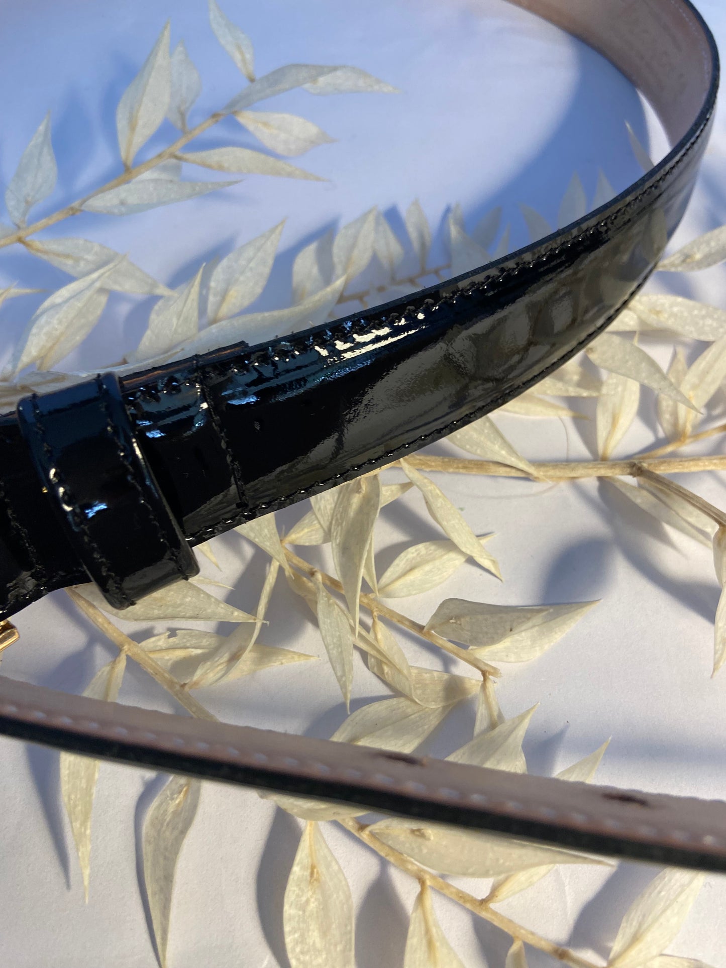 Patent Leather Belts