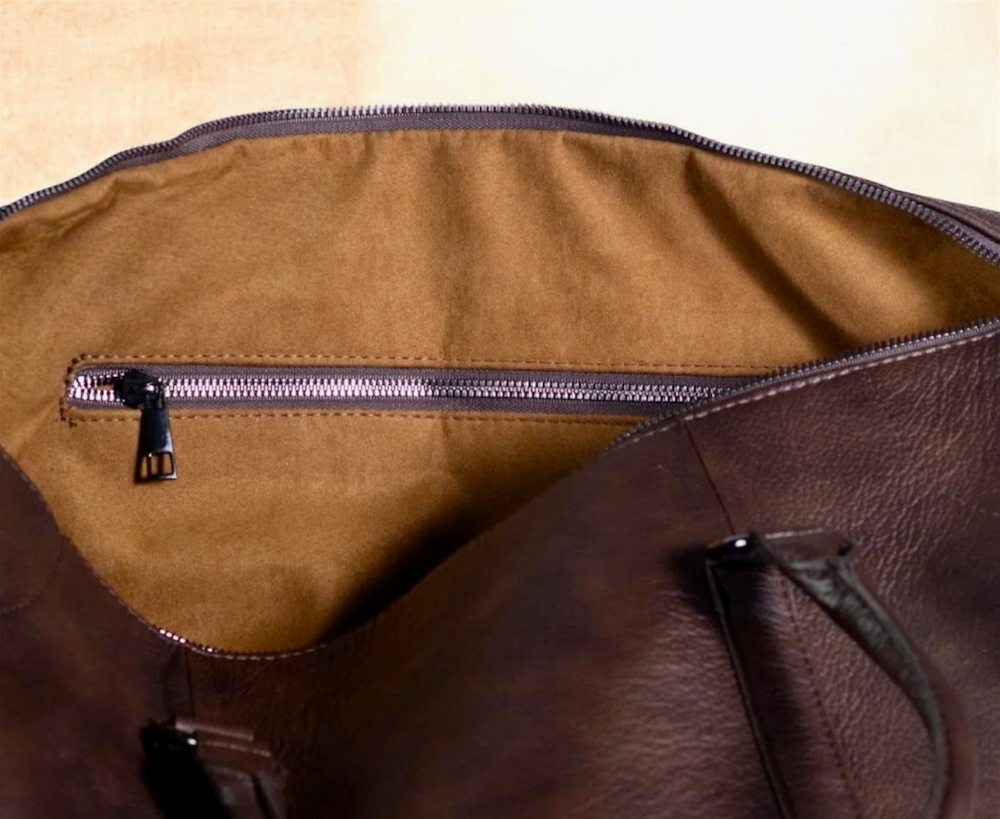 Mocha Large Weekender Bag