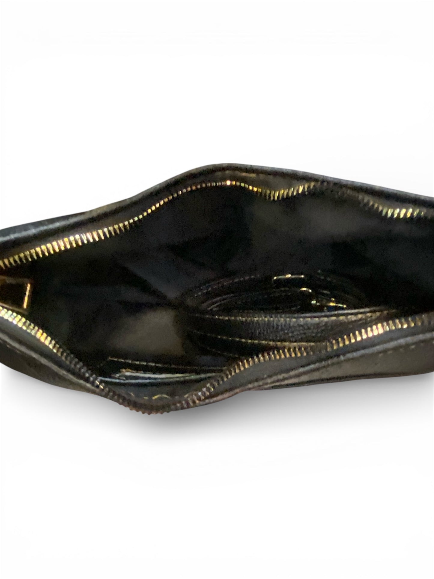 Grain Leather Half-moon Purse