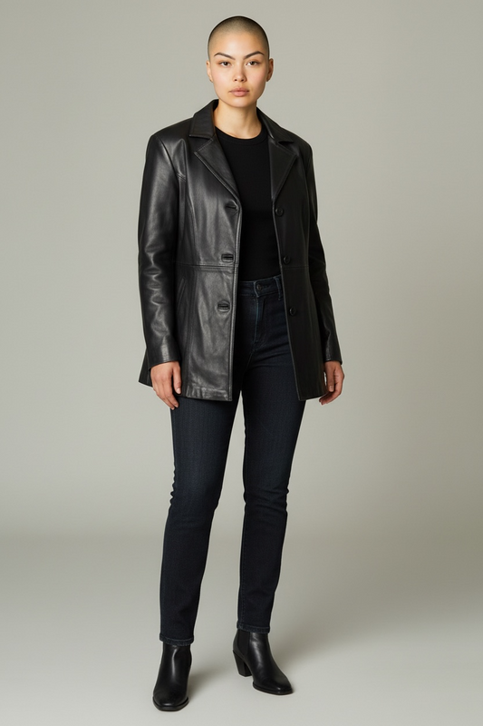 Leather Blazer