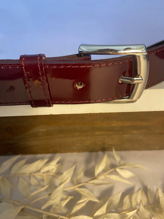 Patent Leather Belts