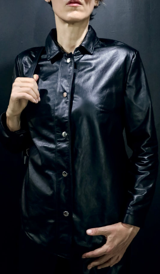 Leather Blouse