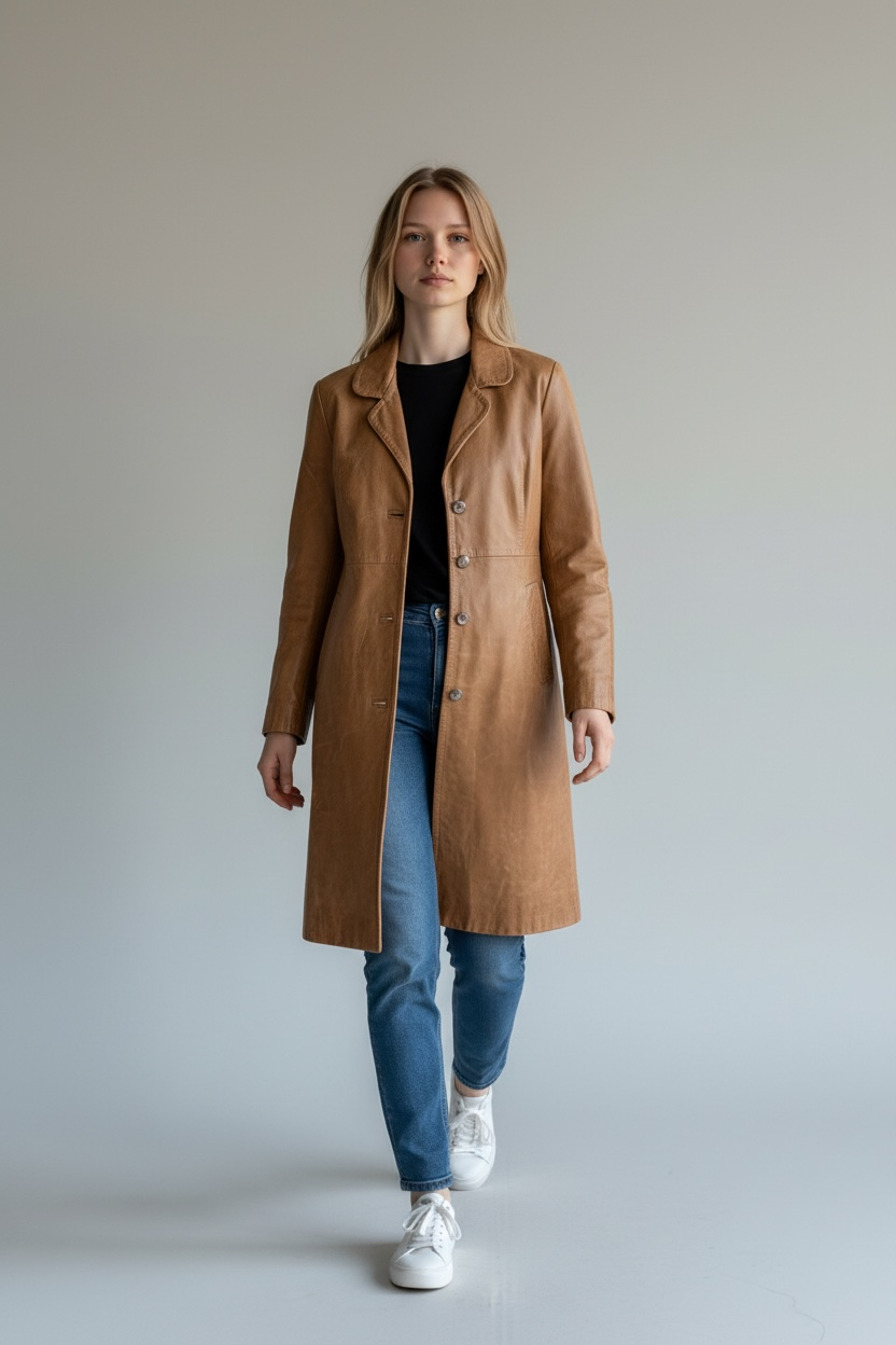 Leather Coat