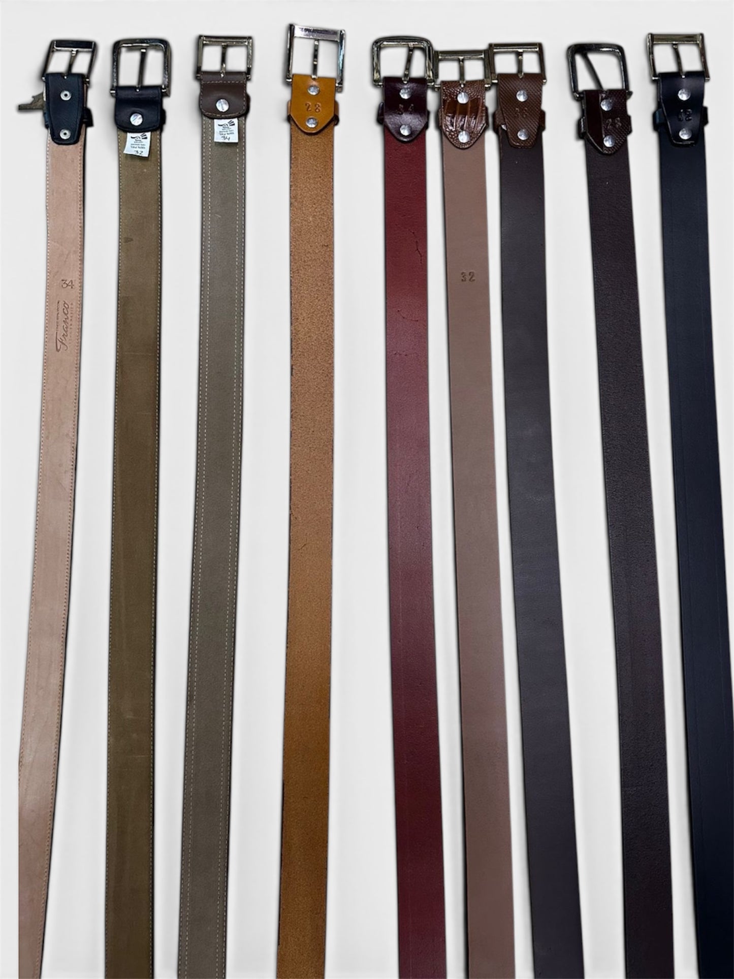 Grain Leather Belts