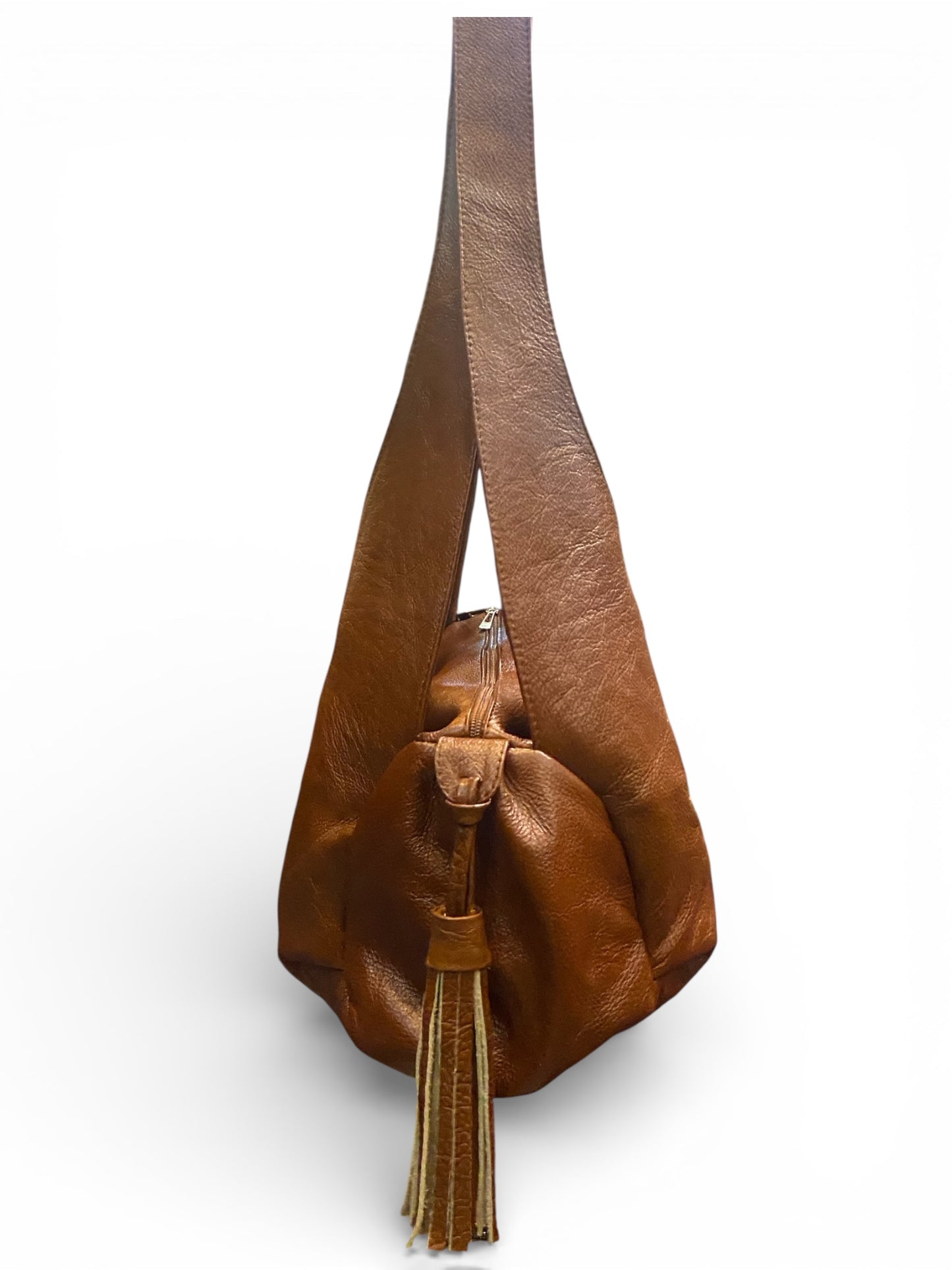 Leather Hobo-style Shoulder Purse