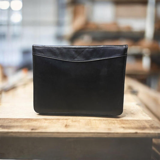 Grain Leather Laptop Suitcase — Compact & Full Size