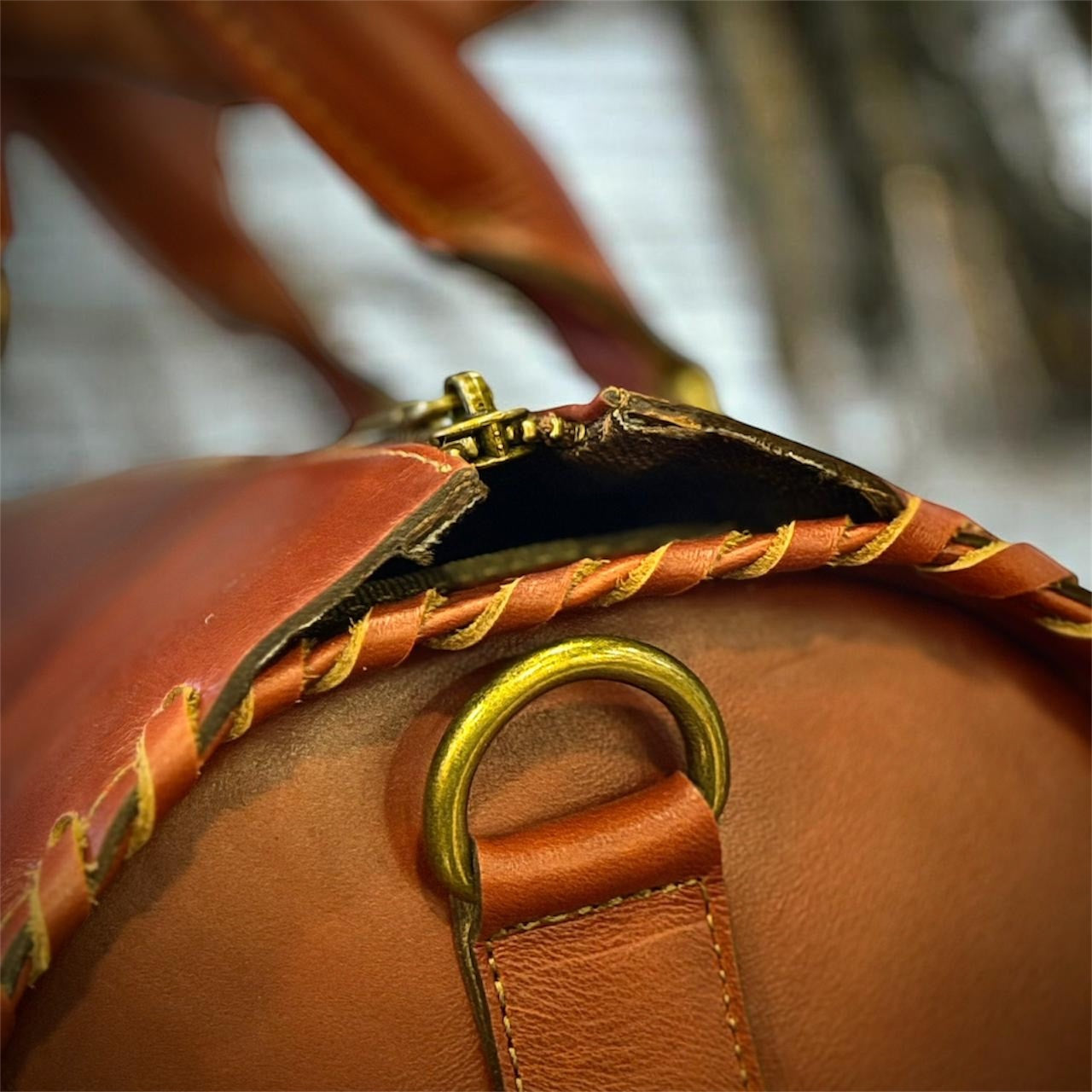 Grain-Leather Handbag