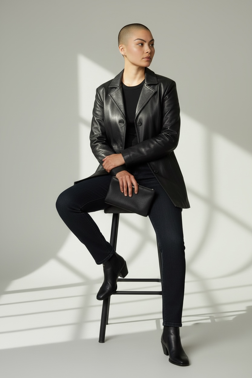 Leather Blazer