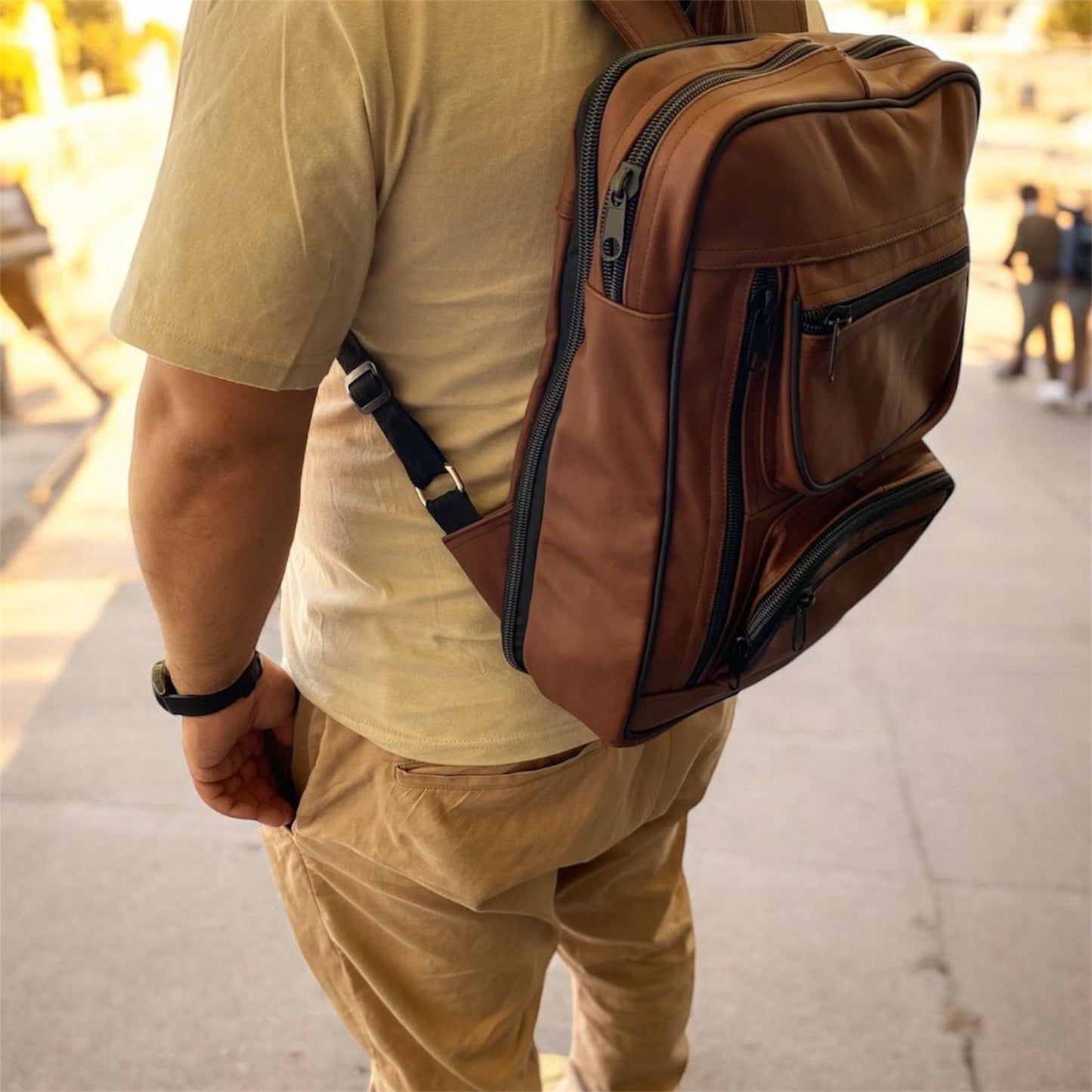 Soft Leather Backpacks