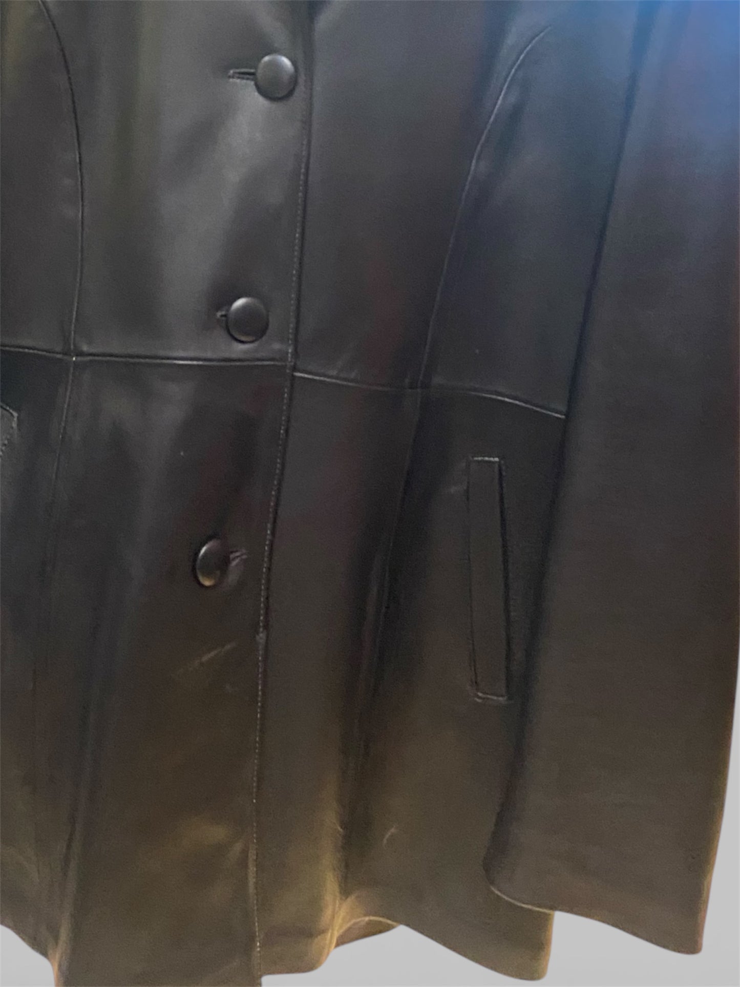 Leather Blazer